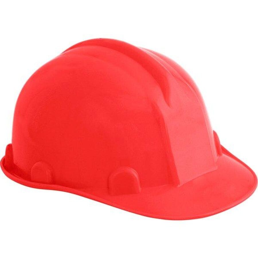 Capacete com Aba Frontal e Carneira Vermelho - Vonder