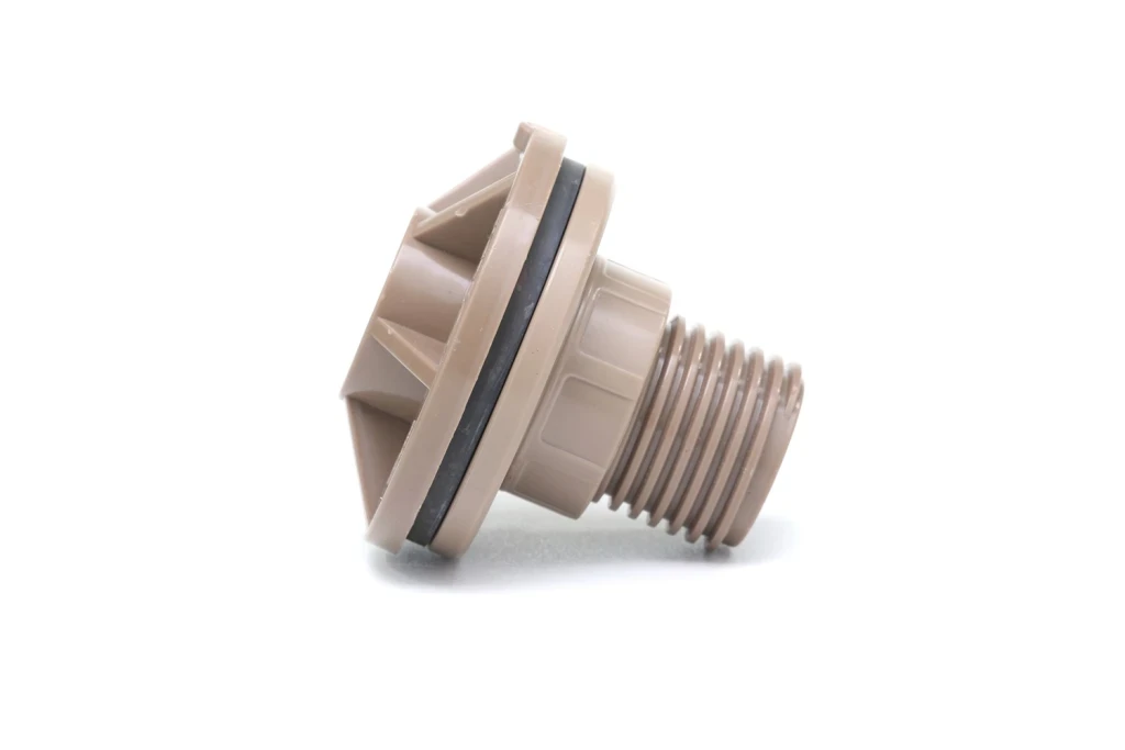 Adaptador Soldável com Flange Anel para Caixa D'água 20mm Marrom