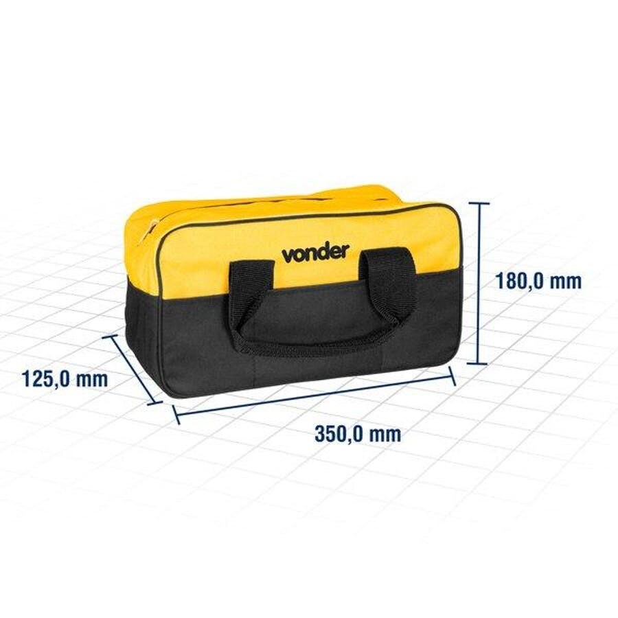 Bolsa de Ferramentas em Lona Bl005 350 X 124 X 180mm - Vonder