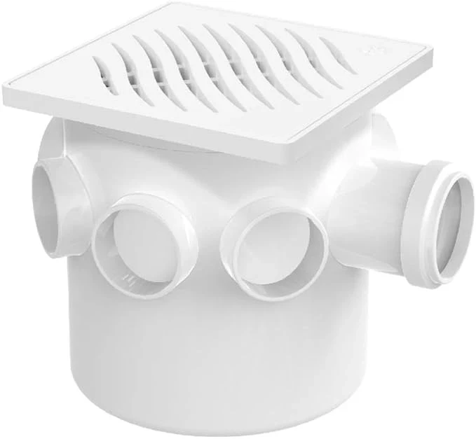 Caixa Sifonada Tigre Quadrada Branco 150x150x50mm