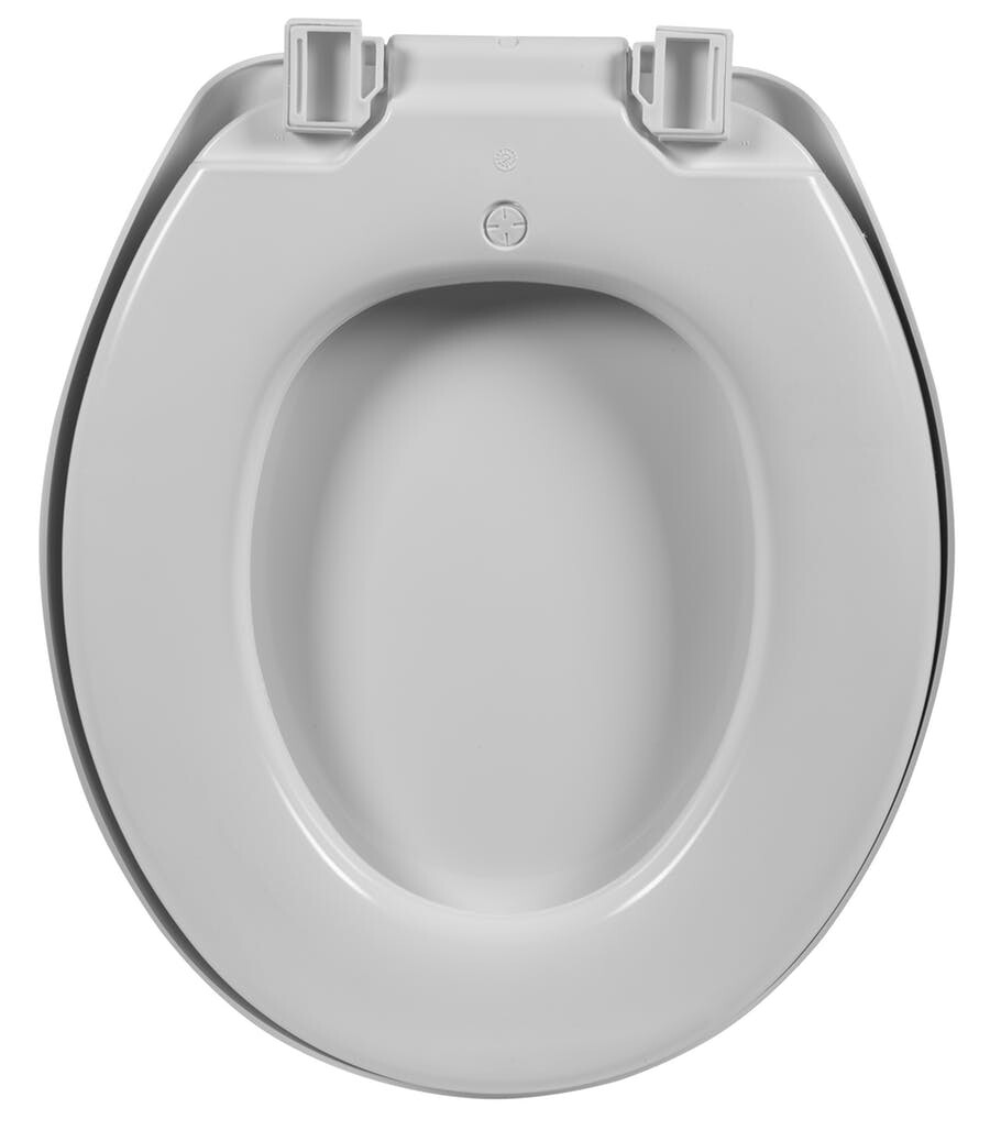 Assento Almofadado Oval Reforçado Branco