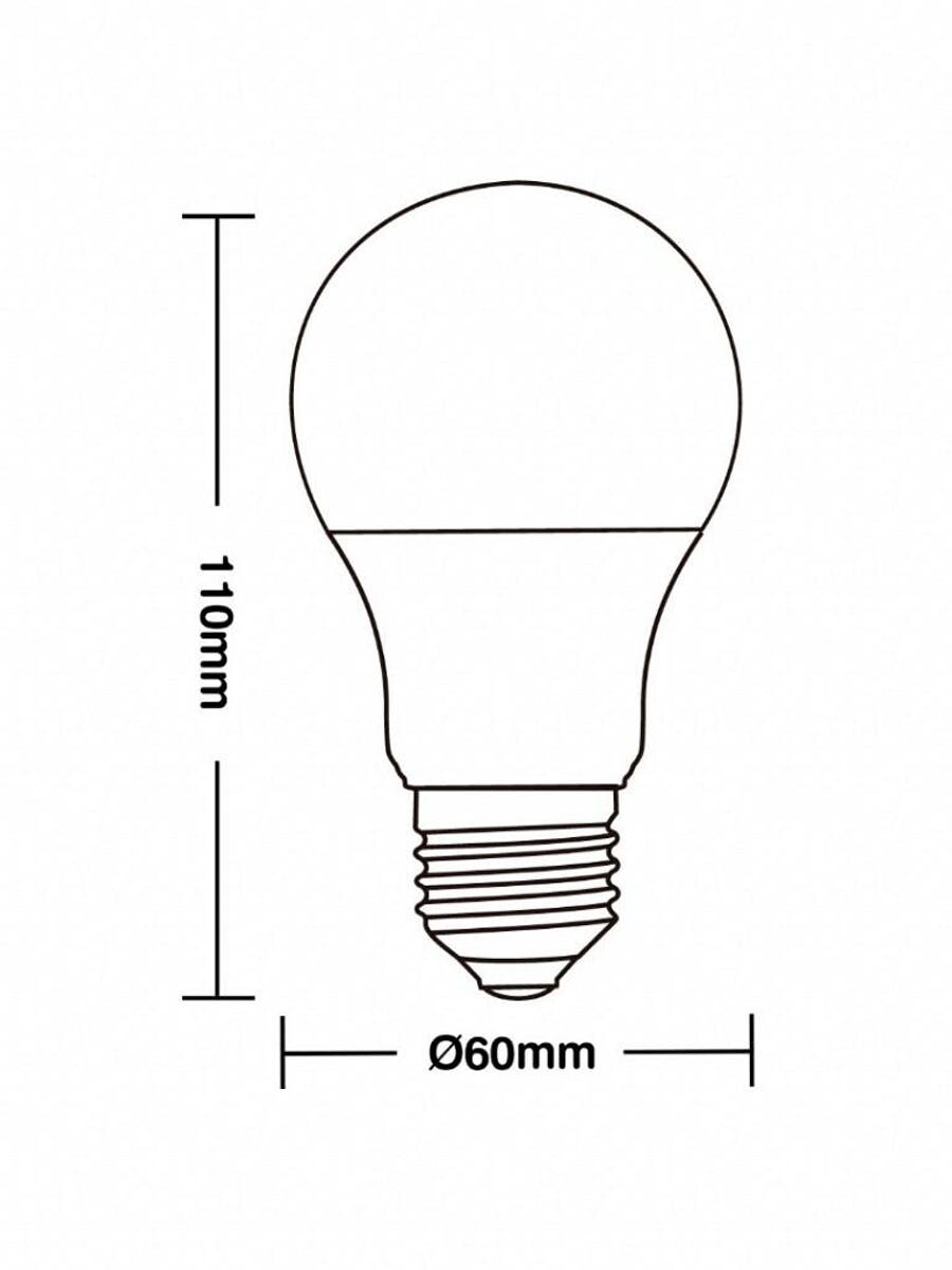 Lâmpada de Led Tkl40 7w 3000k - Taschibra