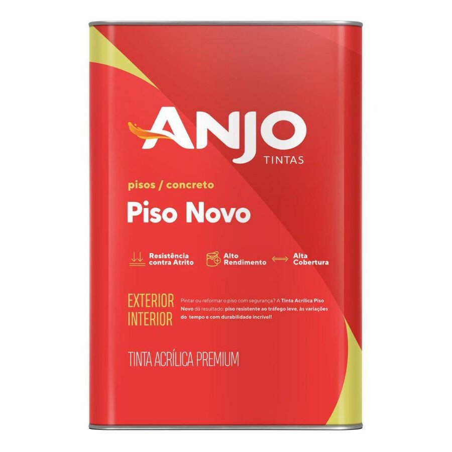 Tinta Piso Novo Marrom Fosca 18l - Anjo Tintas