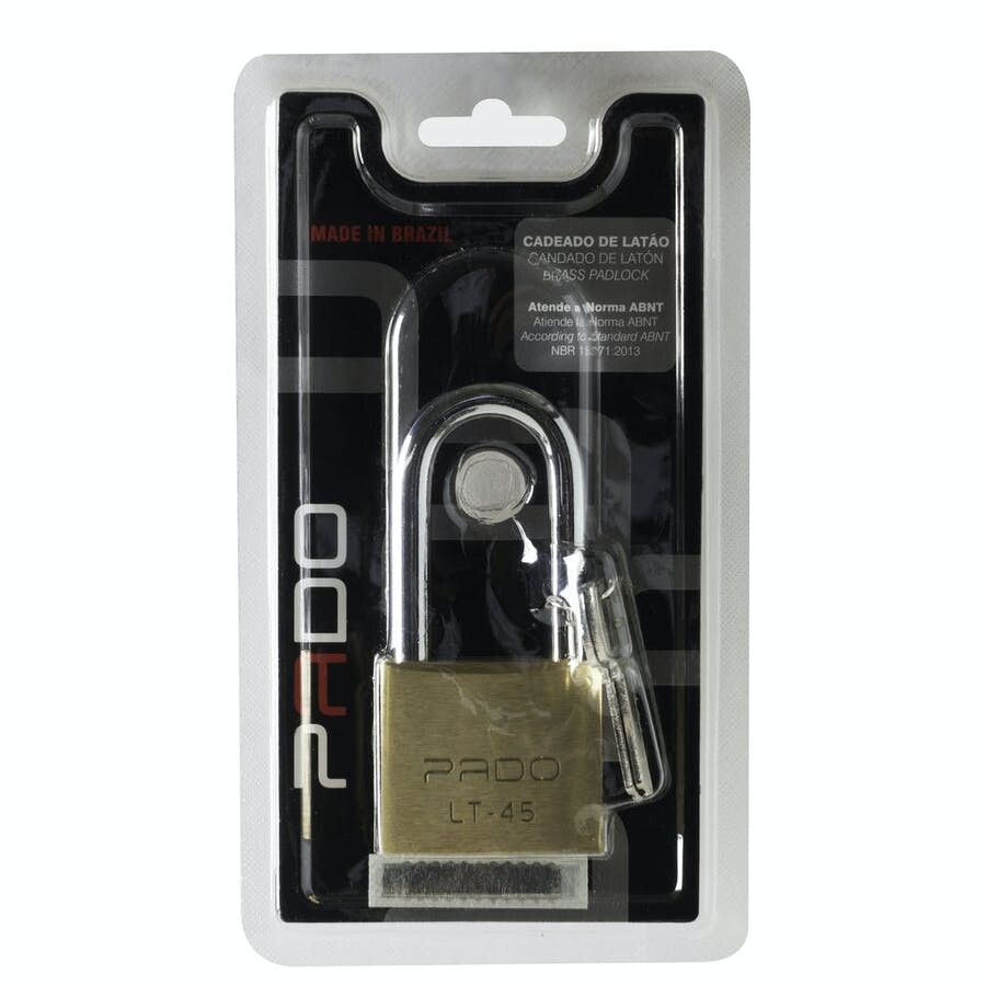 Cadeado Haste Longa em Latão Lt-45/50 - Pado