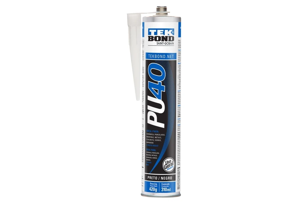 Adesivo Cartucho Pu40 Preto 310ml