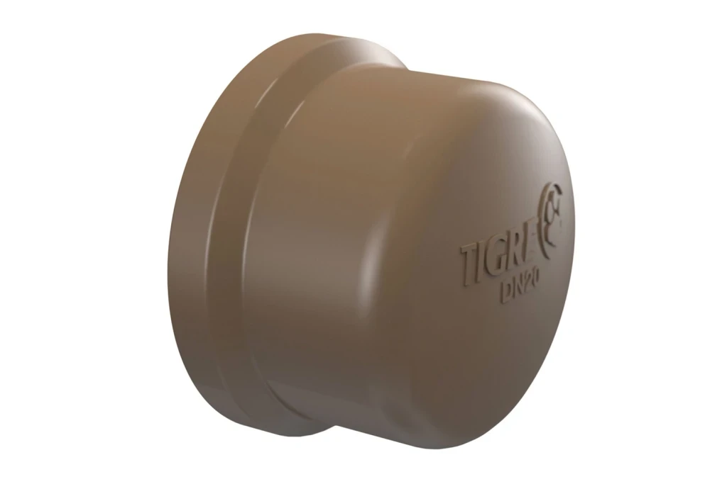 Cap Soldável 40mm Marrom