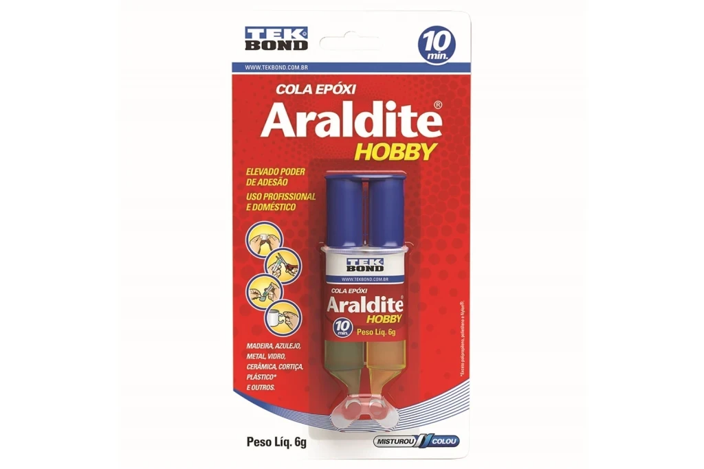Cola Epóxi Araldite Hobby Seringa 6g