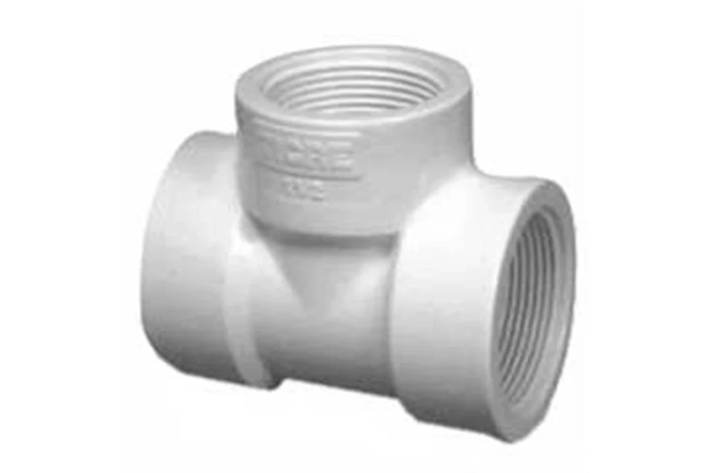 Tê 90° com Rosca 1'' Branco