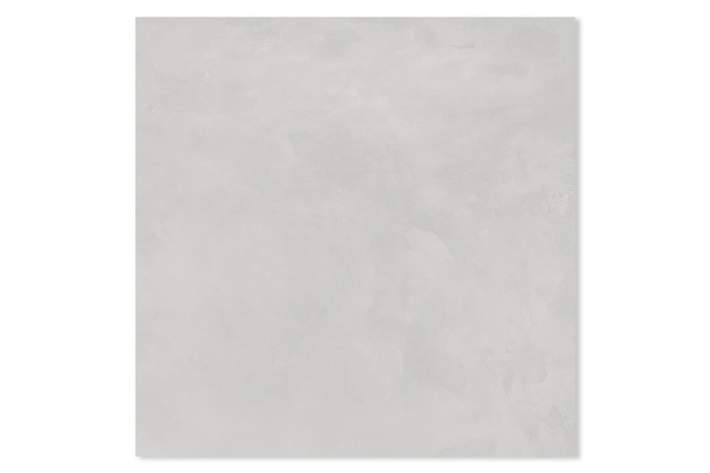 Porcelanato Acetinado Retificado Barcelona Plata 84x84cm Cinza Claro