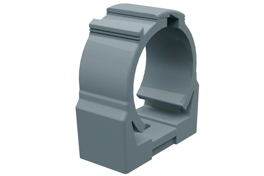 Abraçadeira Fechada Condulete Top 1/2" Cinza