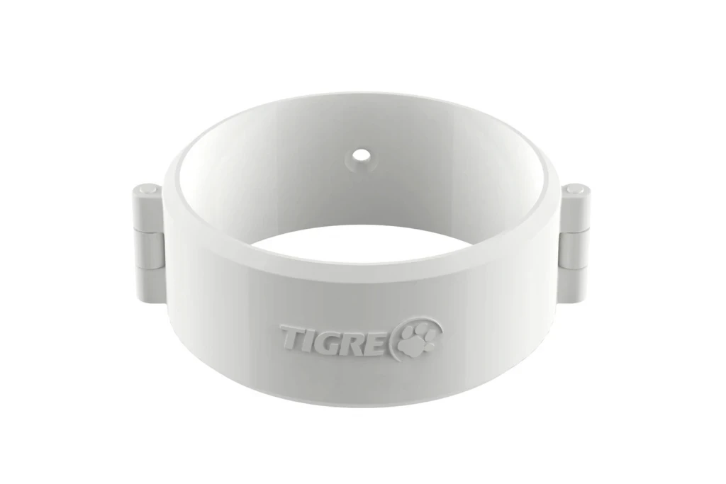 Abraçadeira Circular Aquapluv Style 88mm Branca