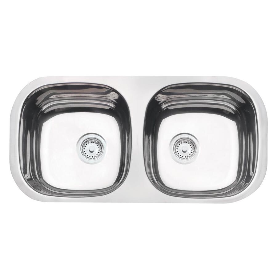 Cuba em Aço Inox Polido Tramontina Isis 2c 34 Bl 72 X 34cm