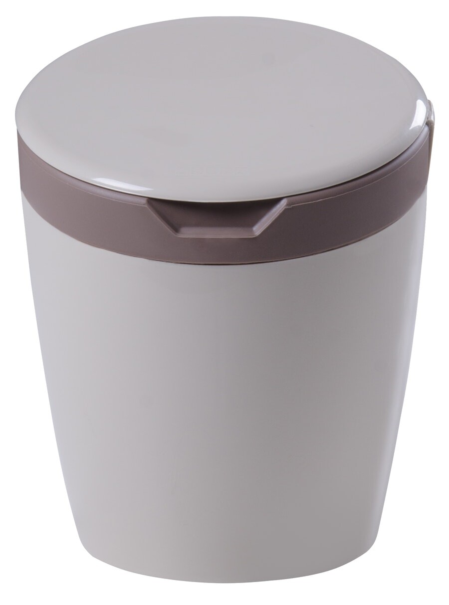 Cesto Multiuso com Tampa Basculante 2,7l Argila