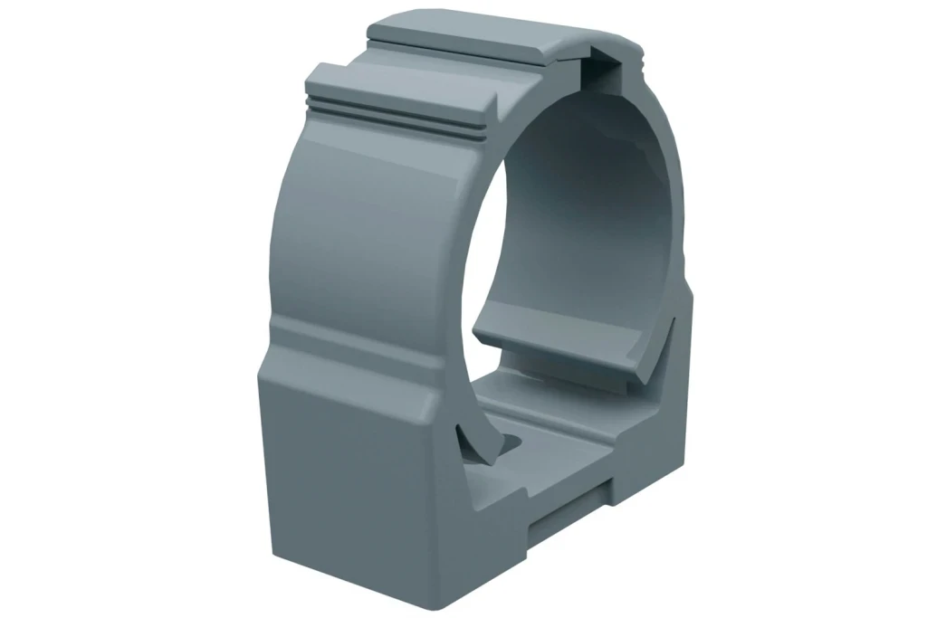 Abraçadeira Fechada Condulete Top 3/4" Cinza