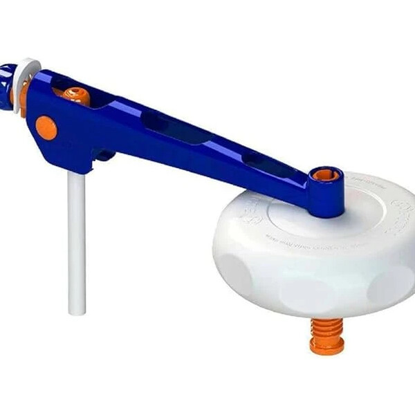 Torneira Boia 3/4", 1/2" e 1" Click Branca e Azul