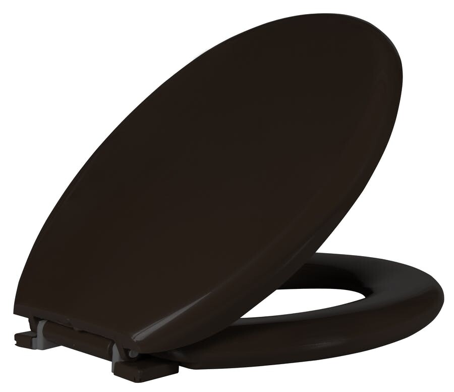 Assento Almofadado Oval Marrom