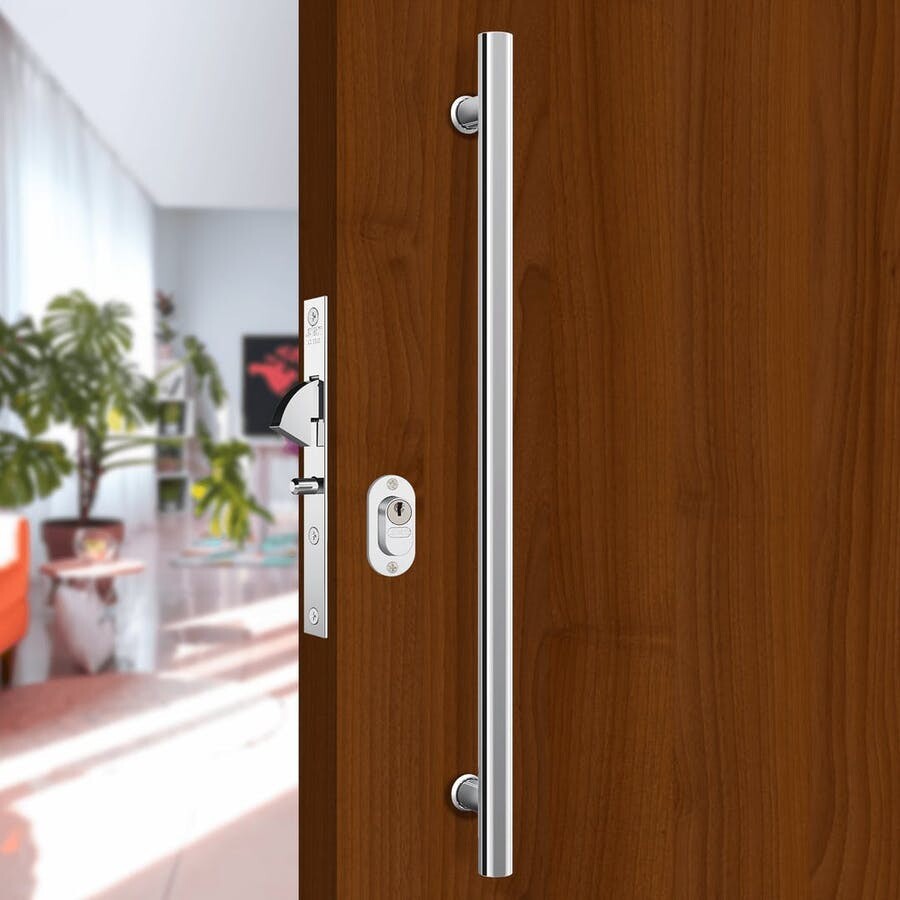 Puxador Lisboa Tubular de Inox 304 Polido 600mm - Stam