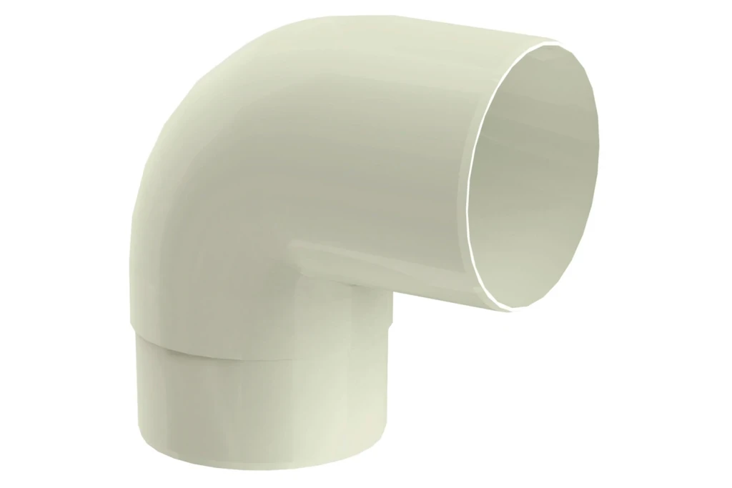 Joelho 90° Circular Aquapluv Style Bege