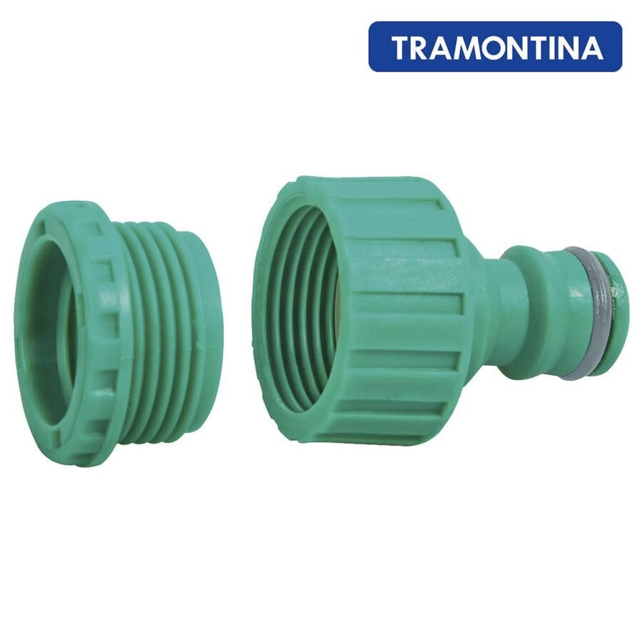 Conector Plástico para Mangueira Tipo Engate Rápido 3/4" Rosca Fêmea - Tramontina