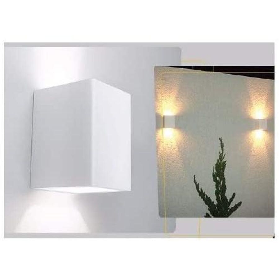Arandela Paris 2 Fachos Ab Soq G9 Branco - Plaslumi