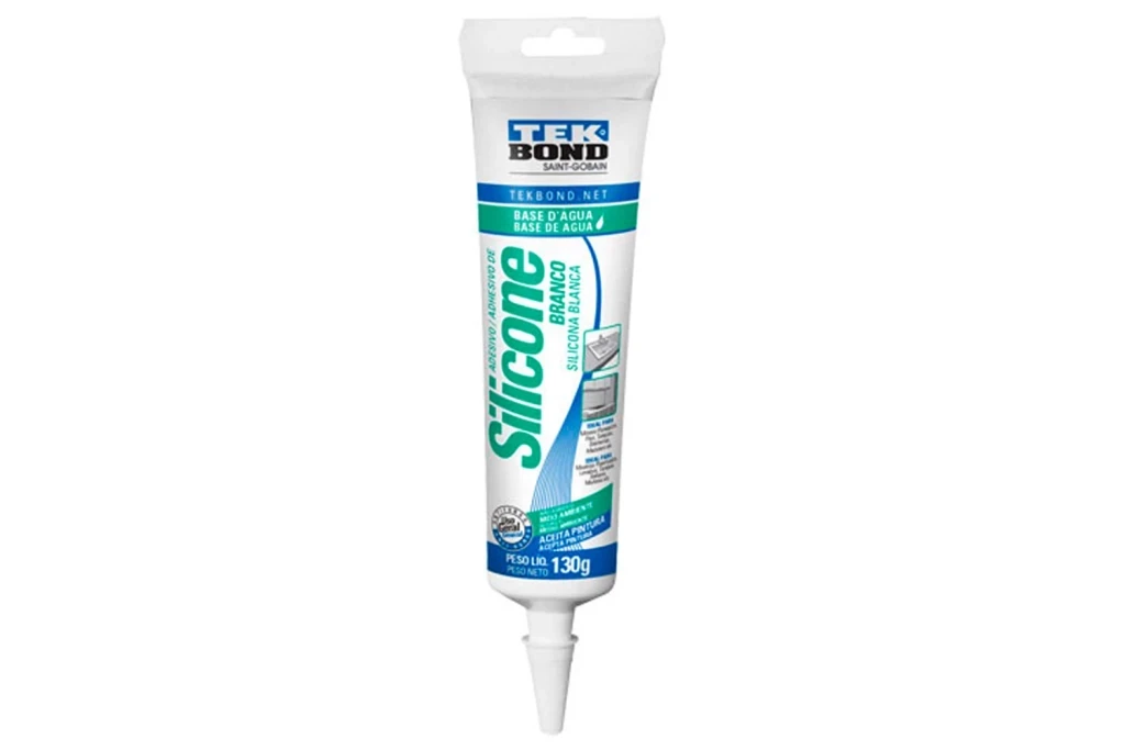 Silicone Adesivo à Base D´água 130g Branco