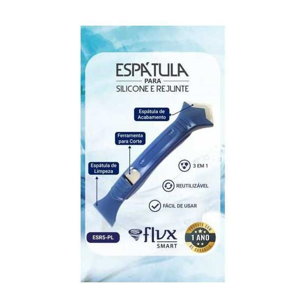Espátula Plástica para Silicone e Rejunte Flvx - Flvx Hidro