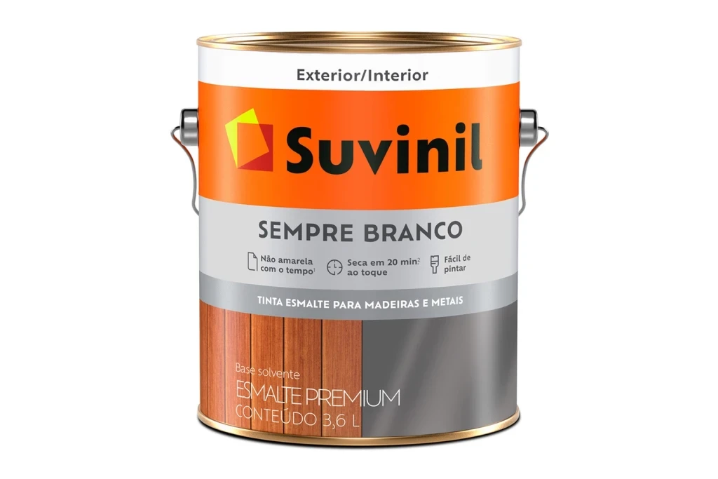 Tinta Esmalte Premium Sempre Branco Fosco 3,6 Litros