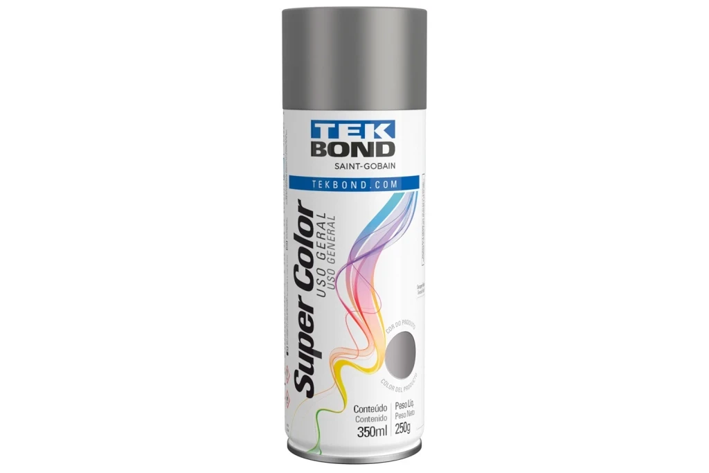 Tinta Spray Super Color Uso Geral Grafite 350ml/250g