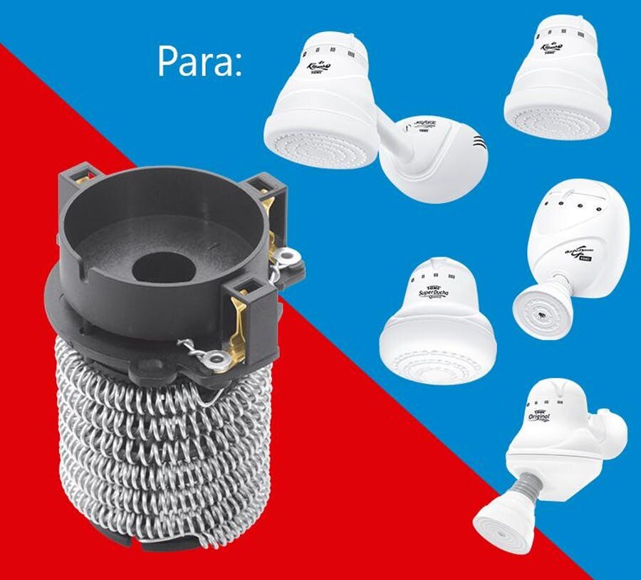 Resistência para Chuveiro* 4 Temperaturas 6800w 220v