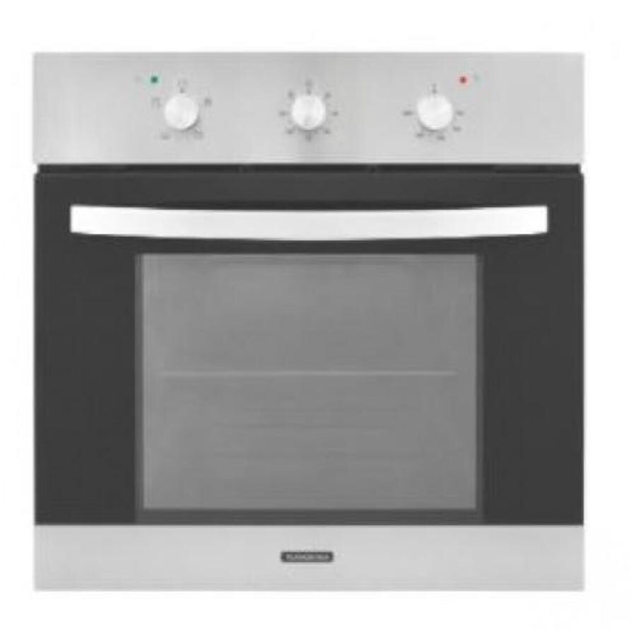 Forno Elétrico de Embutir Basic 60 Inox e Preto 70 Litros