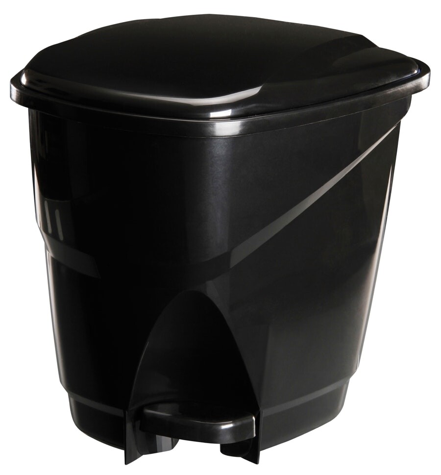 Lixeira Ecológica com Pedal Preta 16l