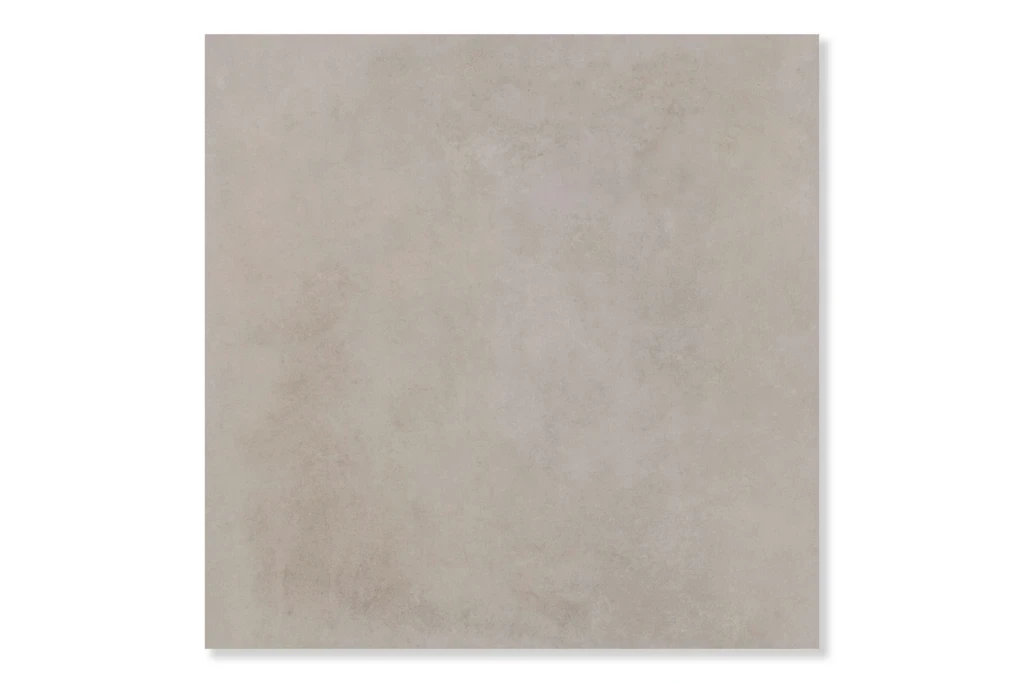 Porcelanato Esmaltado Acetinado Borda Reta Cimento 84x84cm
