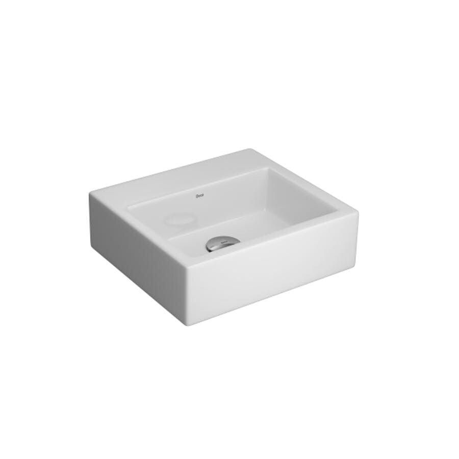 Cuba de Apoio Retangular com Mesa Branco 315 X 350 X 135mm