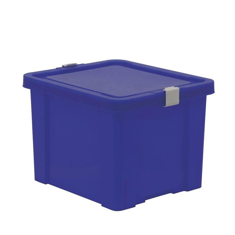 Caixa Organizadora Infantil em Polipropileno Azul 30 L