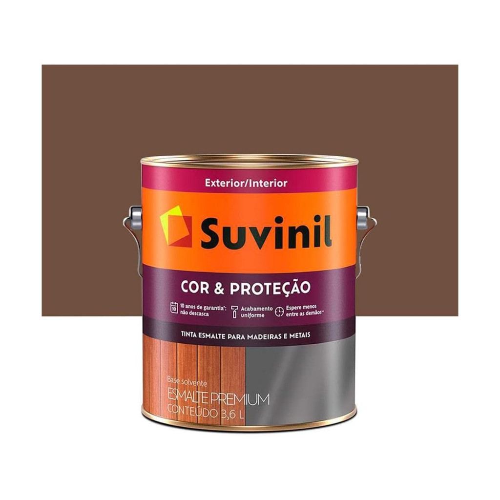 Tinta Esmalte Brilhante Cor e Proteção Suvinil Azul França 3,6 Litros