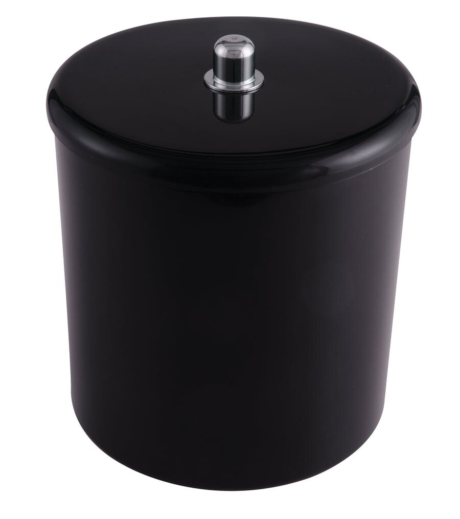 Cesto Multiuso com Tampa Preto 6l