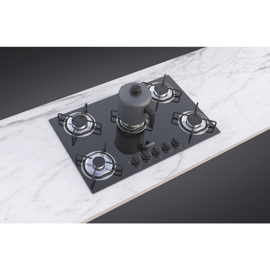 Cooktop a Gás com Acendimento Automático 5 Queimadores