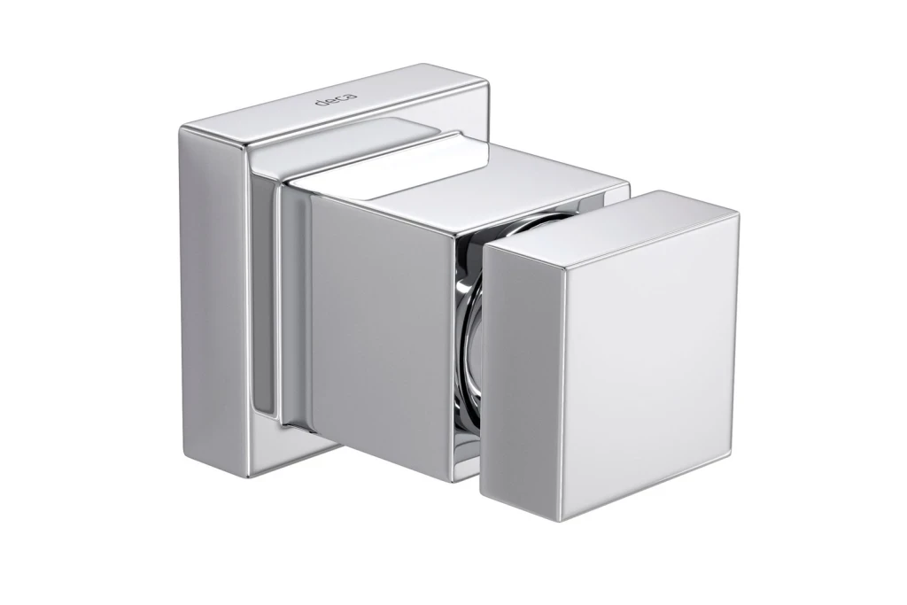 Acabamento de Registro de Gaveta 1/2'', 3/4'' e 1'' Cubo Cromado