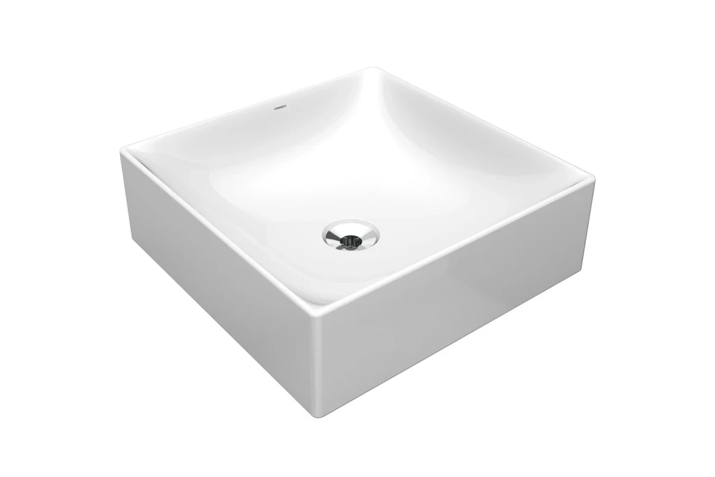 Cuba de Apoio Quadrada 37cm Branca
