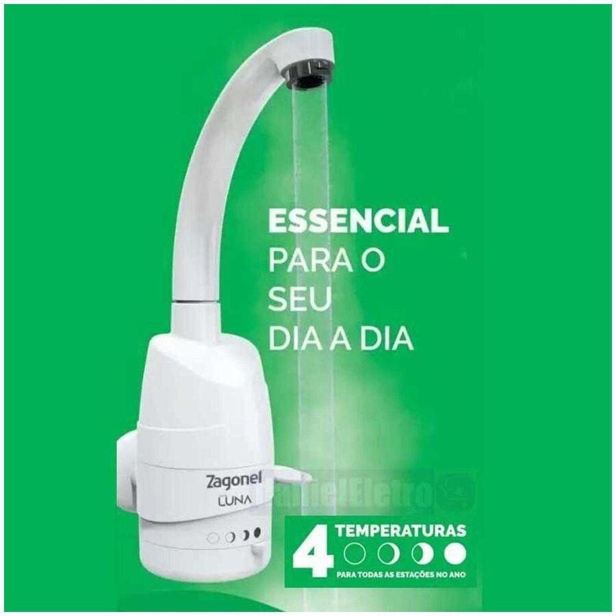 Torneira Elétrica Parede Luna 5500w X 220v Zagonel