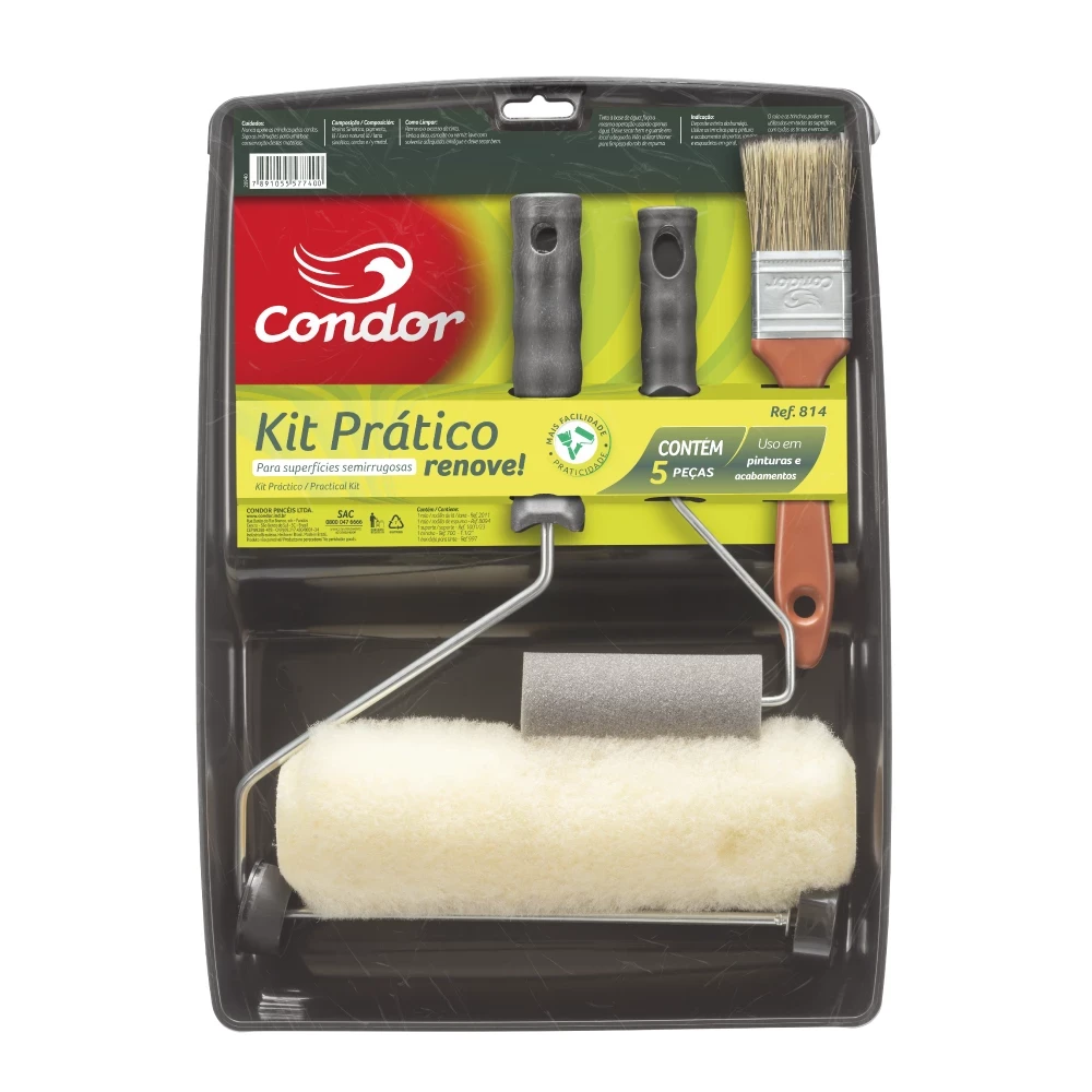 Kit de Pintura 5 Peças Ref. 814 - Condor