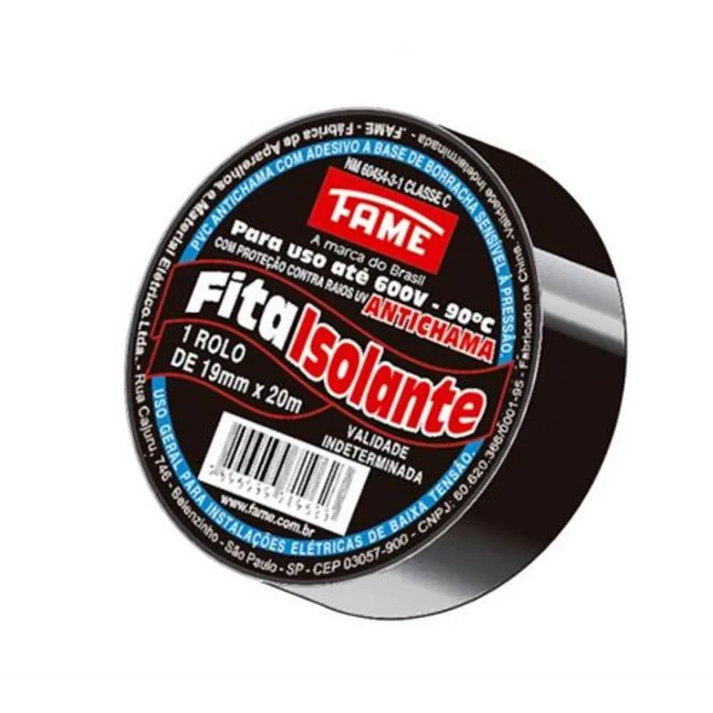 Fita Isolante 19mm X 0,18mm X 20m - Fame