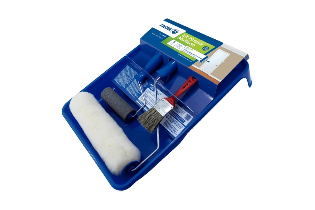 Kit para Pintura Pratic 1540 Azul com 5 Peças