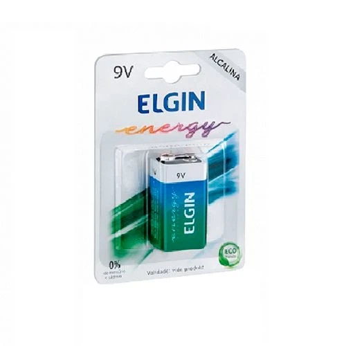 Bateria Alcalina 9 Volts - Elgin