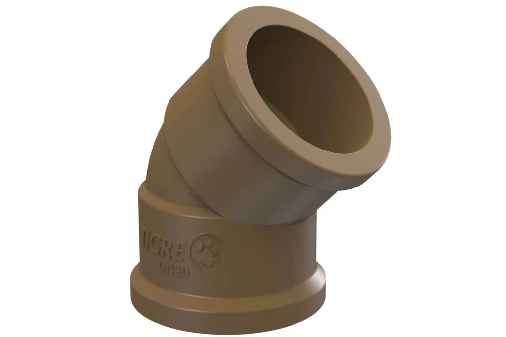 Joelho 45° Soldável 20mm Marrom