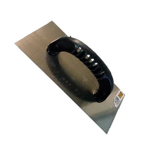 Desempenadeira de Aço Lisa Cabo Plástico 12cm X 26cm - Dtools