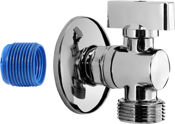 Torneira de Esfera Cromada para Máquina de Lavar 1/2" X 3/4" - Blukit