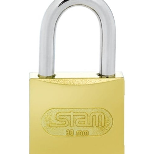 Cadeado Latonado 30mm - Stam