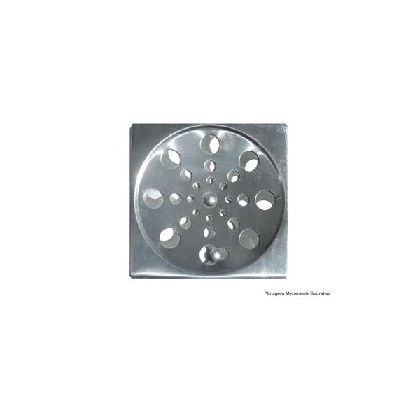 Grelha Abre Fecha Inox Quad 10cm - Overtime