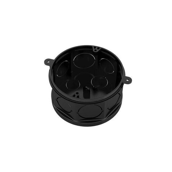 Caixa de Luz Octogonal Fundo Móvel 4" X 4" Plástico Preto - Tigre